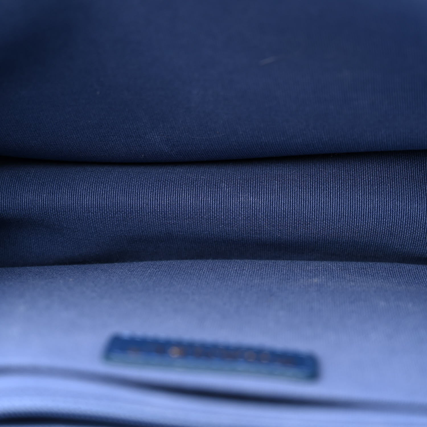 Chanel Denim Quilted Double You Backpack Blue Golden 5 of 12