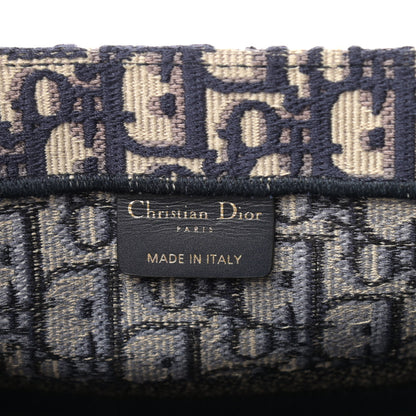Christian Dior Oblique Medium Book Tote Blue Multicolor 6 of 11