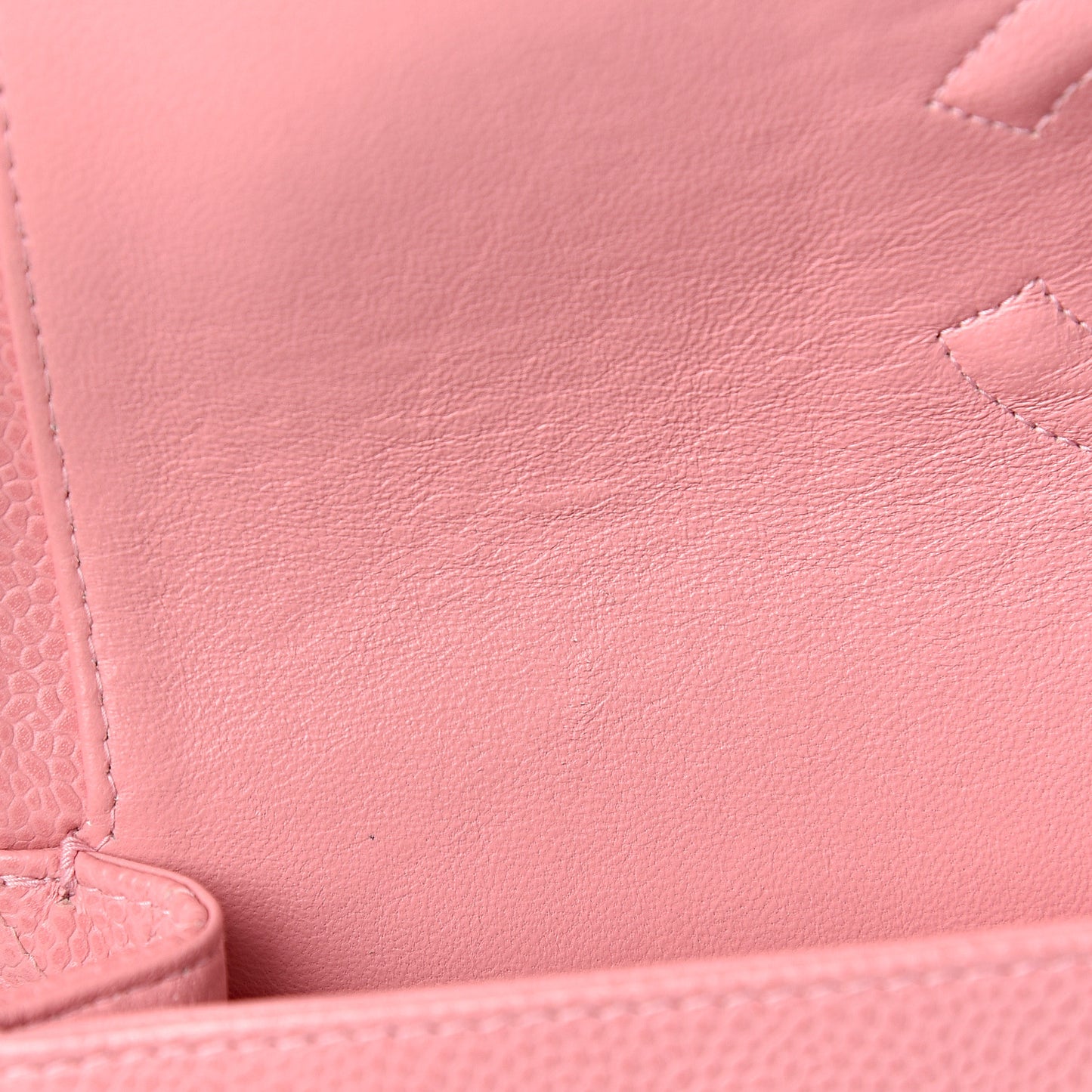 Caviar Quilted Medium Double Flap Pink