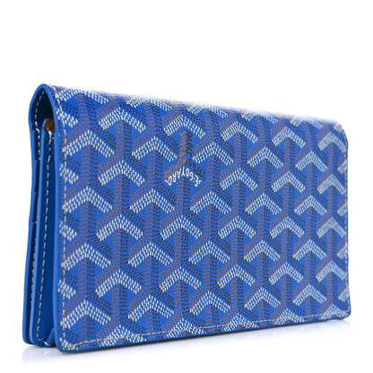 Goyard Goyardine Richelieu Wallet Sky Blue 3 of 7