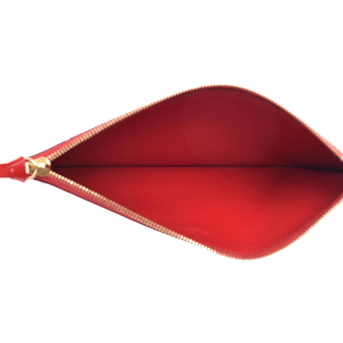 Vernis Felicie Chain Wallet Zippered Insert Cherry