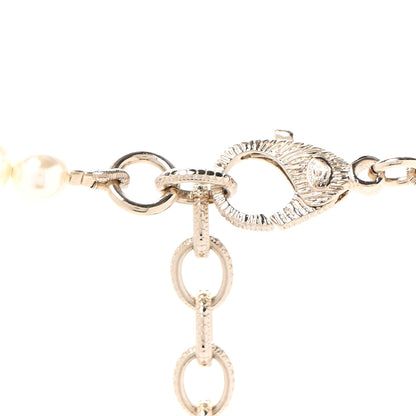 Chanel Pearl CC 100th Anniversary Necklace Light Gold 5 of 5