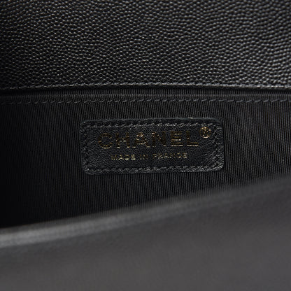 Chanel Caviar Quilted Medium Boy Flap Black 5 of 11