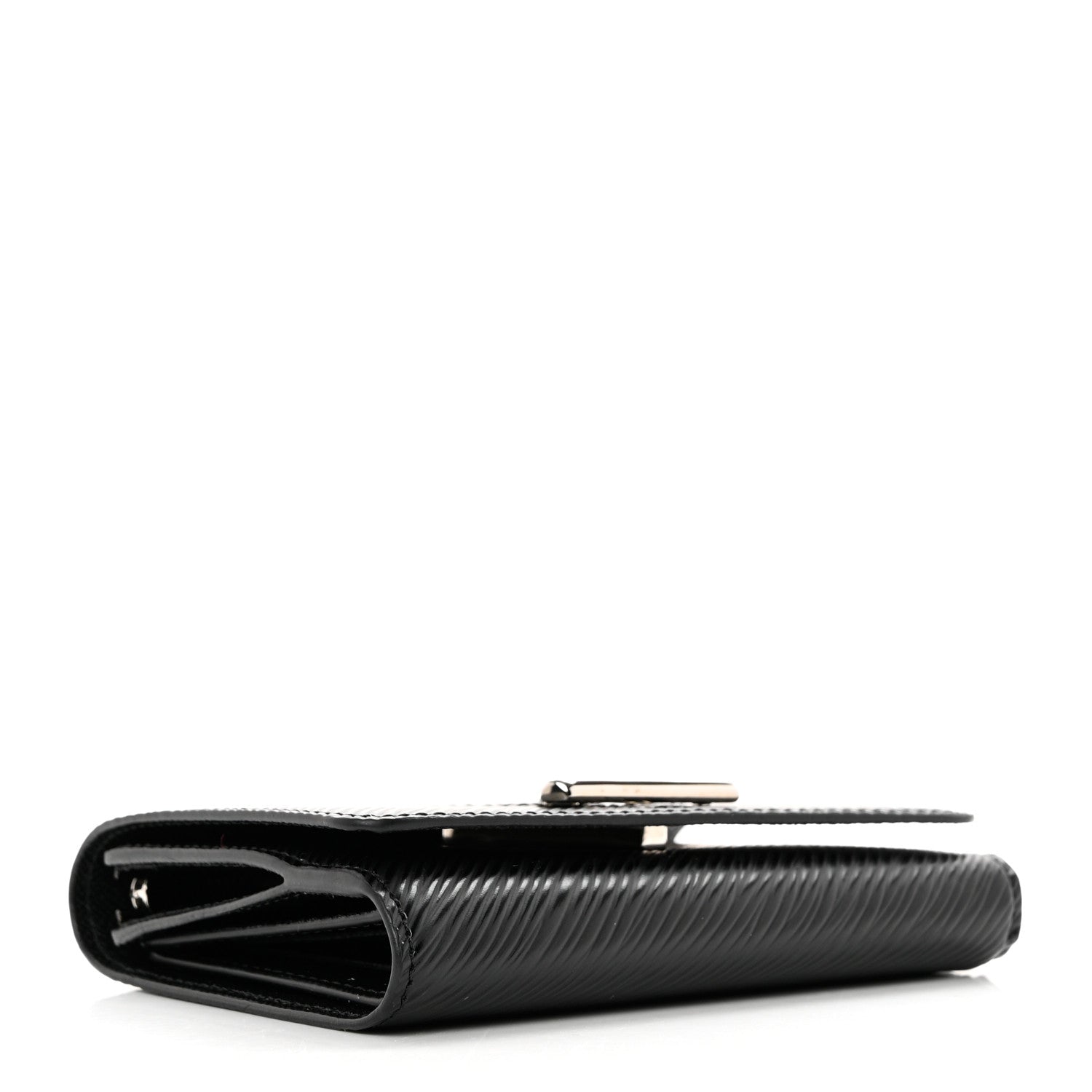 Louis Vuitton Epi Twist Compact Wallet Black 4 of 6