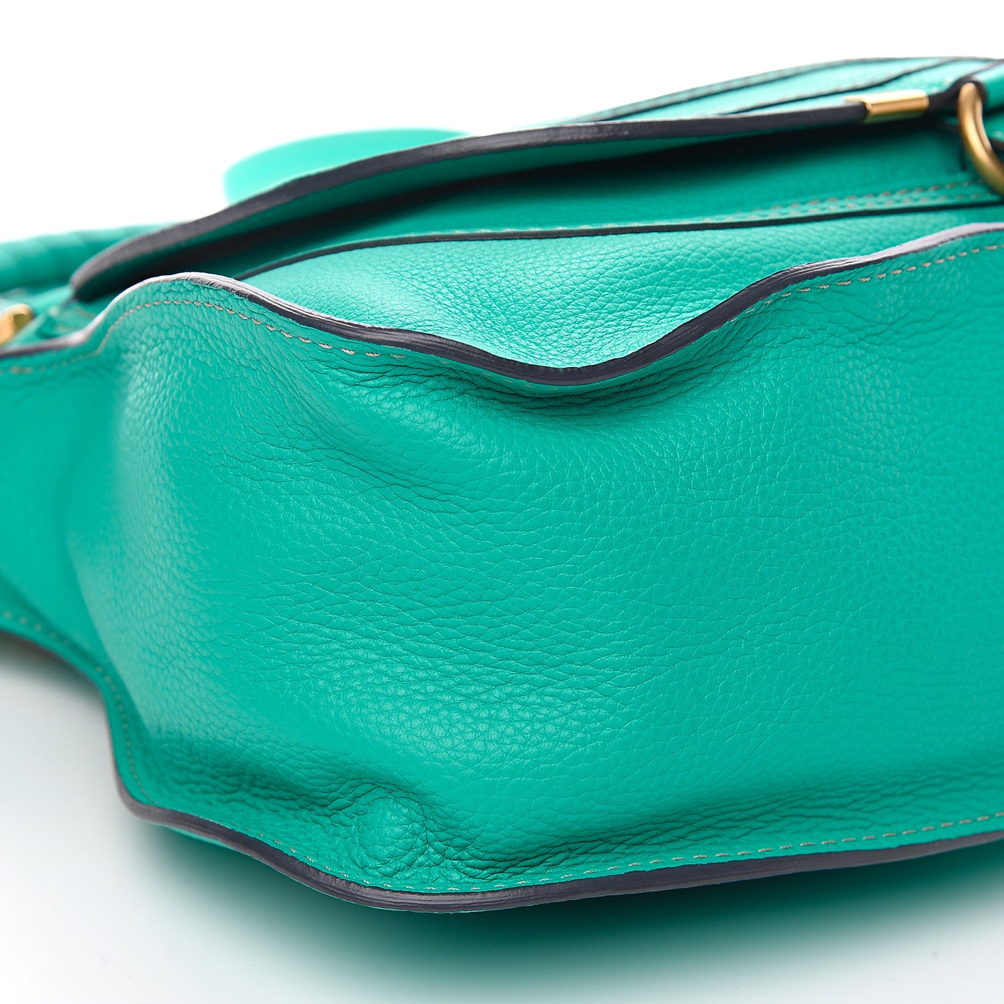 Calfskin Medium Marcie Satchel Jade Green