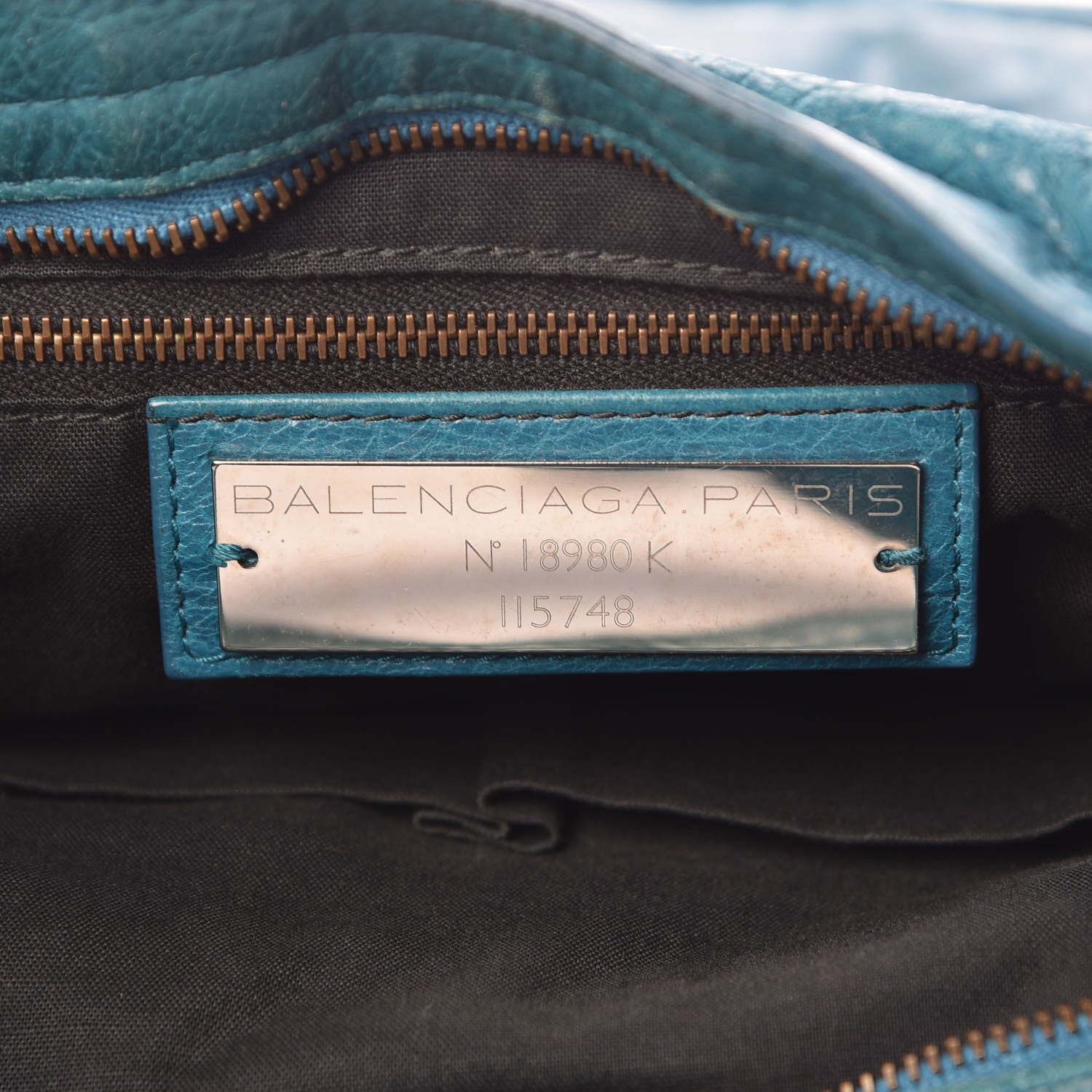 Balenciaga Agneau Classic Hardware City Lagon 8 of 14