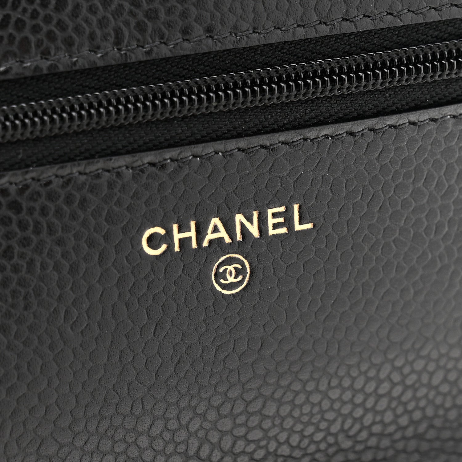 Chanel Caviar Quilted Wallet on Chain WOC Black 6 of 11