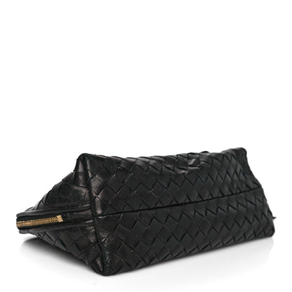 Bottega Veneta Nappa Intrecciato Small Cosmetic Pouch Black 4 of 9