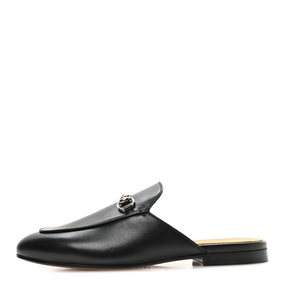 Gucci Calfskin Womens Princetown Slippers 39 Black 1 of 9