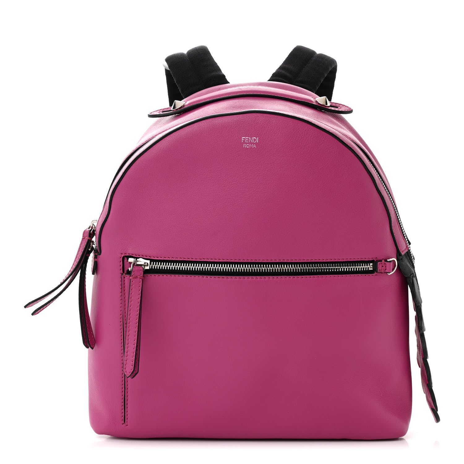 Fendi Vitello Dolce Croc Tail Backpack Magenta 1 of 10