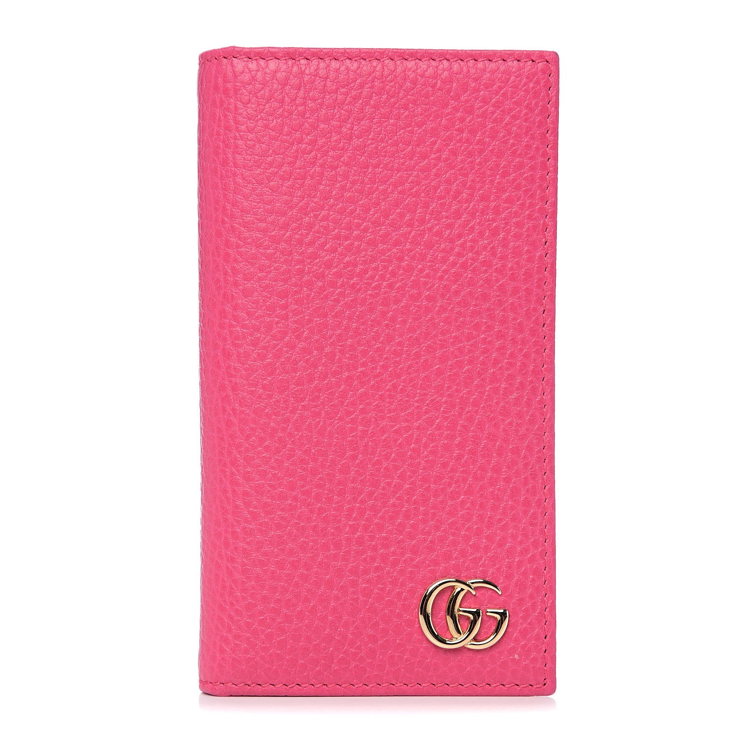 Gucci Pebbled Calfskin GG Marmont iPhone 7/8 Case Pink 1 of 6