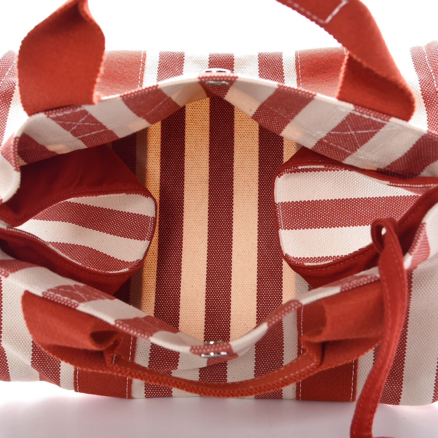 Hermes Canvas Striped Cannes PM 6 of 11