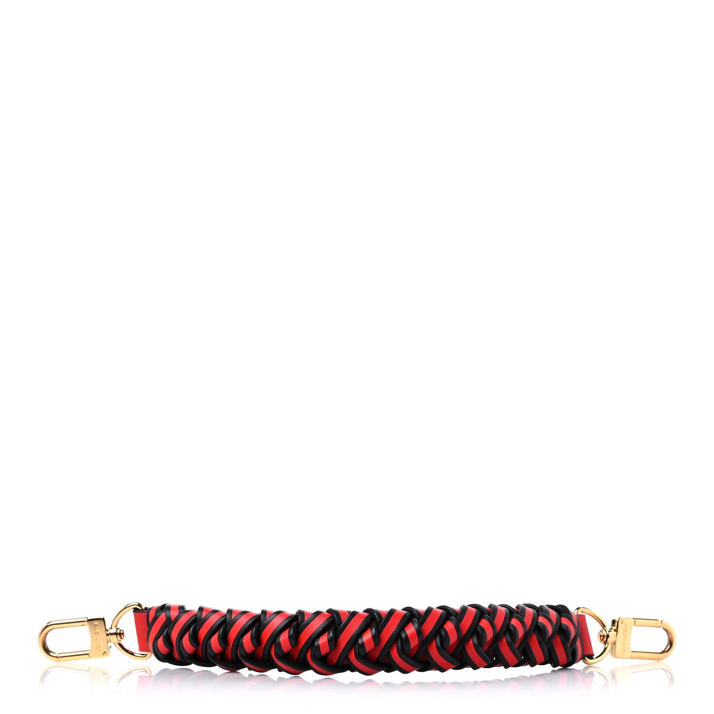Calfskin Braided Neonoe Mini Strap Coquelicot