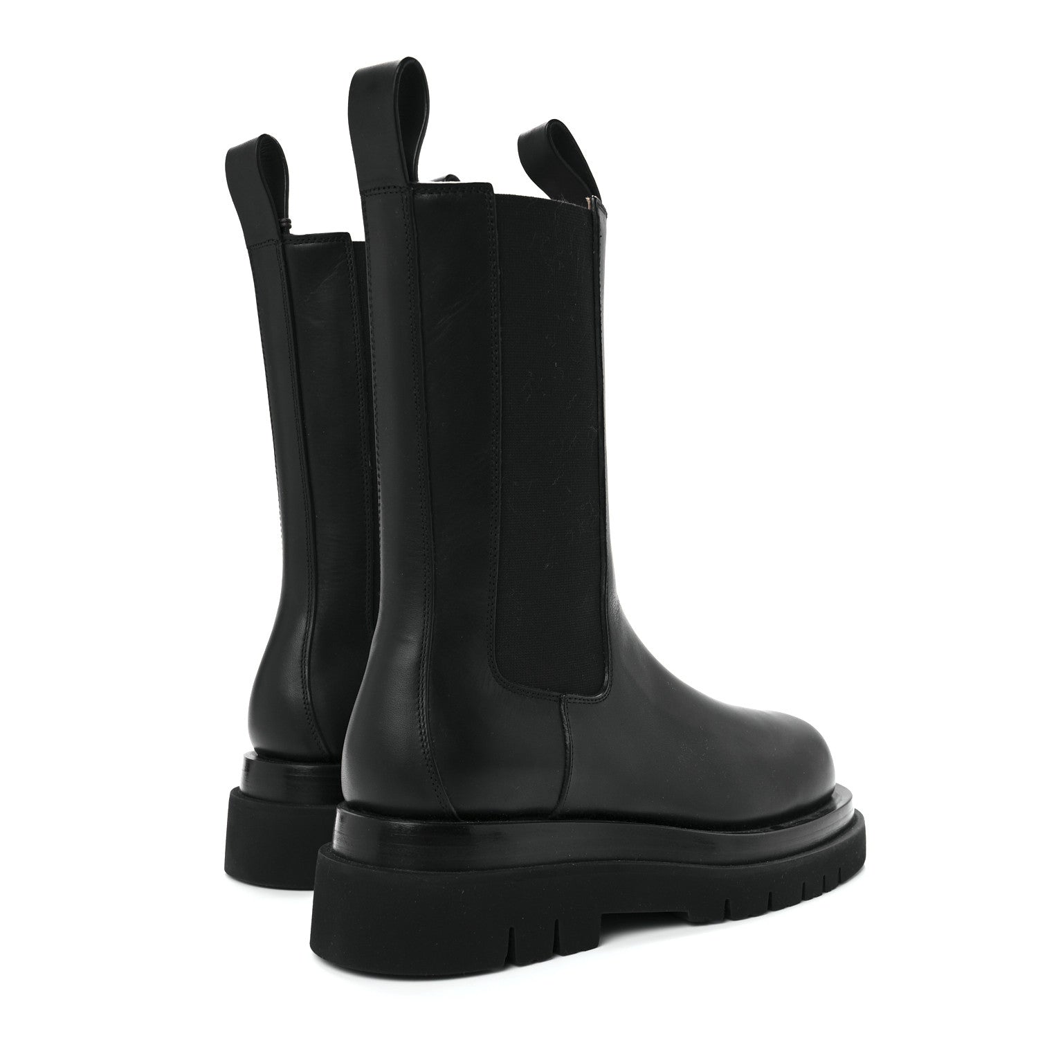 Bottega Veneta Calfskin The Lug Chelsea 55mm Boots 38 Black 4 of 8