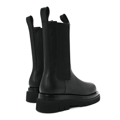 Bottega Veneta Calfskin The Lug Chelsea 55mm Boots 38 Black 4 of 8