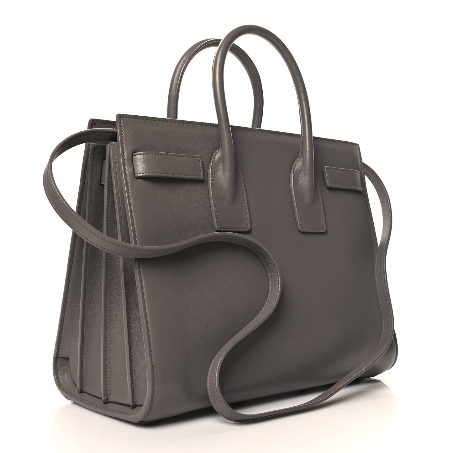 Calfskin Small Sac de Jour Dark Anthracite