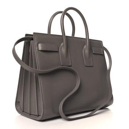 Saint Laurent Calfskin Small Sac de Jour Dark Anthracite 3 of 15