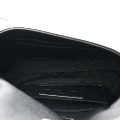Saint Laurent Grain De Poudre Monogram Toy West Hollywood Fold-Over Bag Black 5 of 11