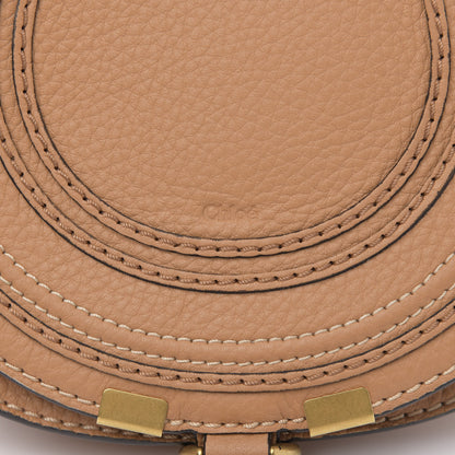 Chloe Calfskin Mini Marcie Round Crossbody Bag Nut 7 of 10