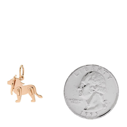 Tiffany 18K Rose Gold Save The Wild Lion Charm 2 of 5