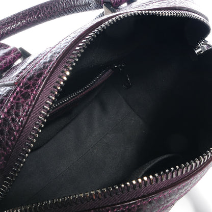 Givenchy Glazed Pebbled Calfskin Mini Lucrezia Aubergine 5 of 9