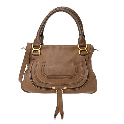 Chloe Calfskin Medium Marcie Satchel Light Tan 1 of 31