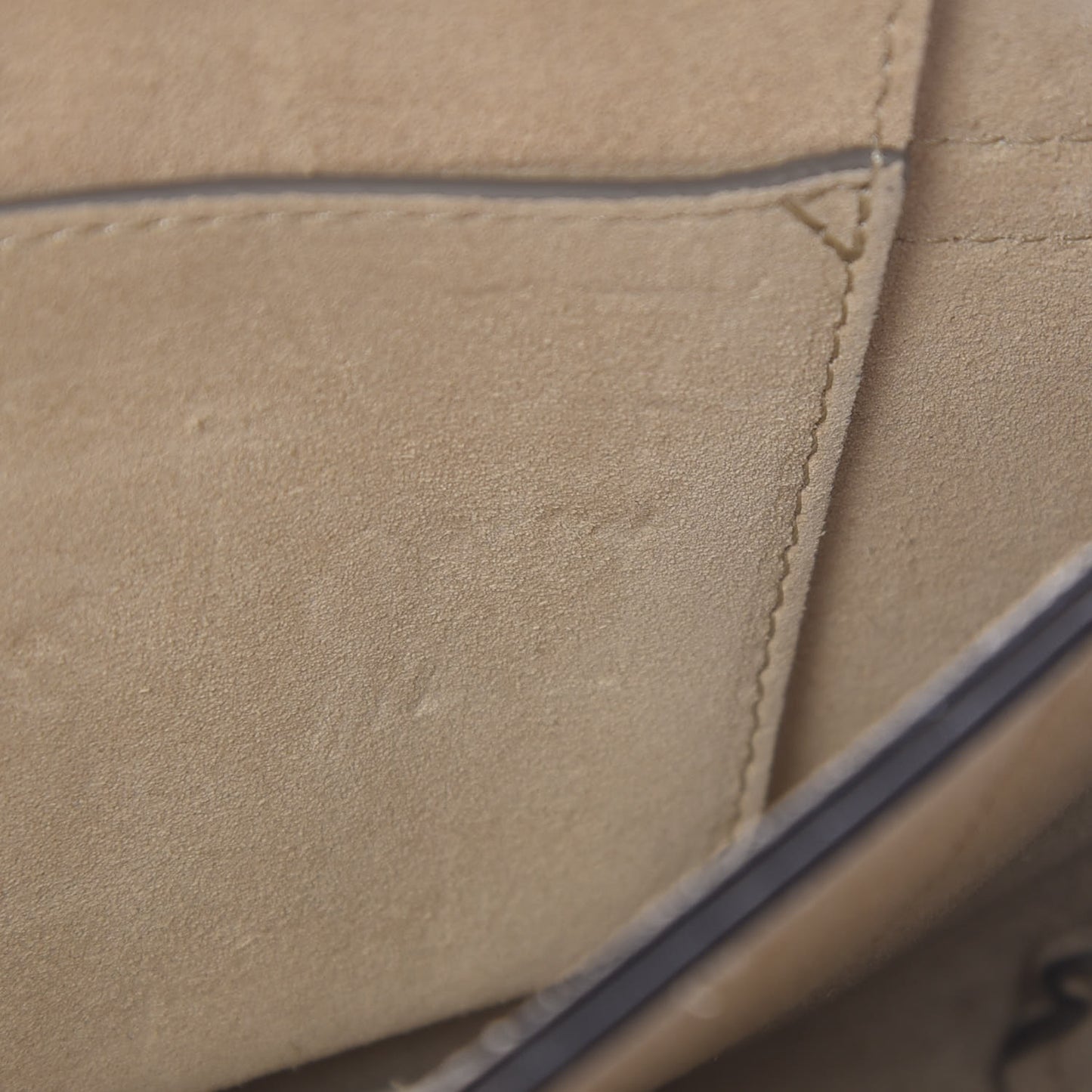 Suede Calfskin Small Faye Shoulder Bag Motty Grey