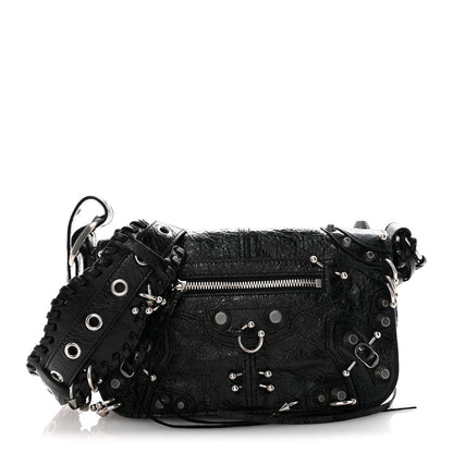 Balenciaga Agneau Arena XS Piercing Le Cagole Flap Bag Black 1 of 11