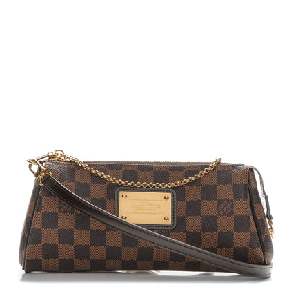 Louis Vuitton Damier Ebene Eva Clutch 1 of 6