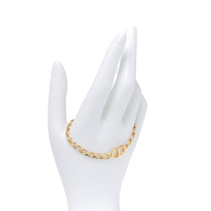 Christian Dior Metal Petit CD Chain Bracelet Gold 2 of 3