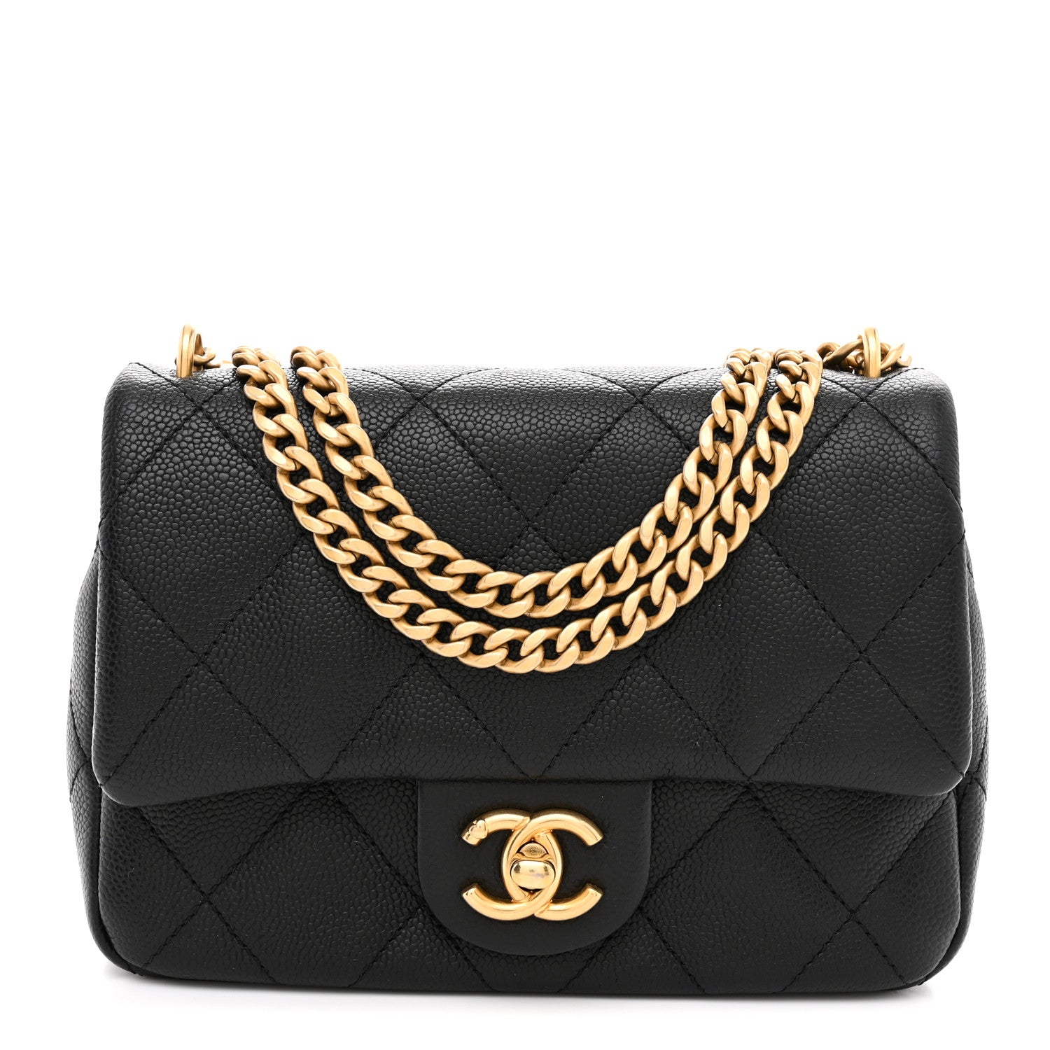 Chanel Caviar Quilted Mini Sweetheart Flap Black 1 of 10