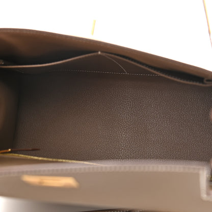 Hermes Epsom Kelly Sellier 28 Etoupe 5 of 11