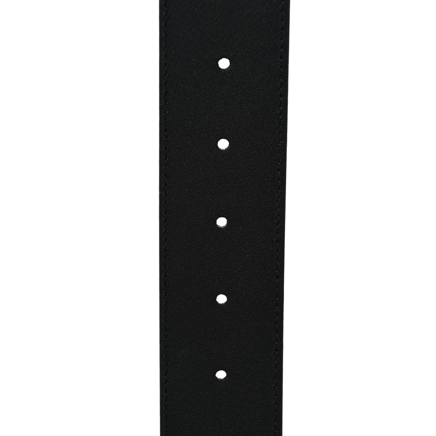 Azalea Calfskin Enamel Monochrome Double G 40mm Belt 85 34 Black