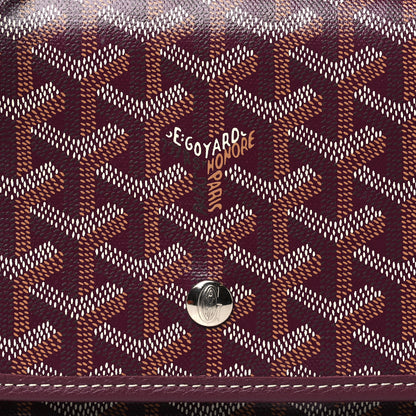 Goyard Goyardine Plumet Wallet Clutch Burgundy 7 of 9