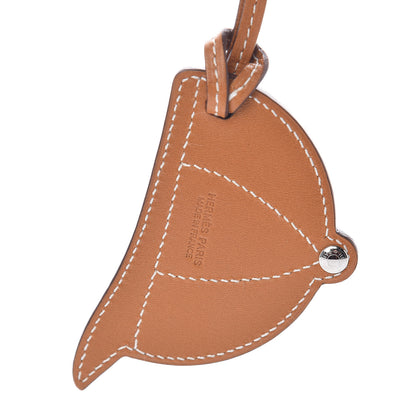 Hermes Butler Swift Paddock Bombe Bag Charm Naturel Sable Orange Poppy Bleu Saint Cyr 3 of 4