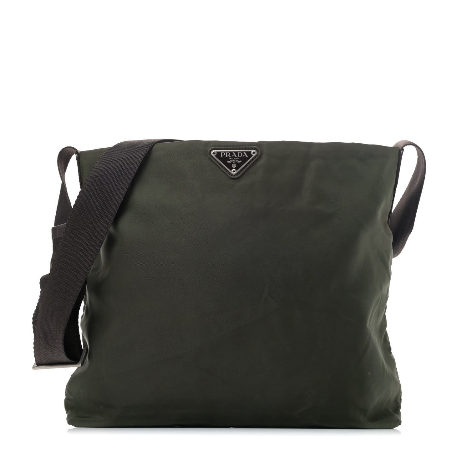 Nylon Vela Flat Messenger Bag Mimetico