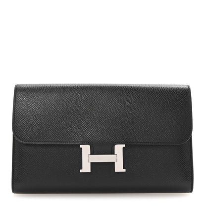 Hermes Epsom Constance Long Wallet Black 1 of 14