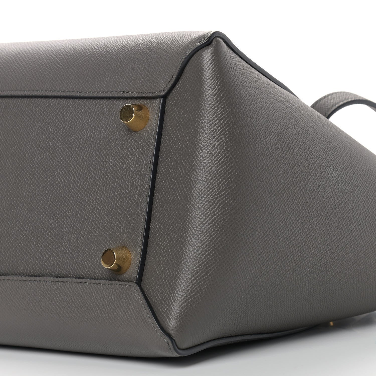 Celine Grained Calfskin Mini Belt Bag Grey 10 of 10