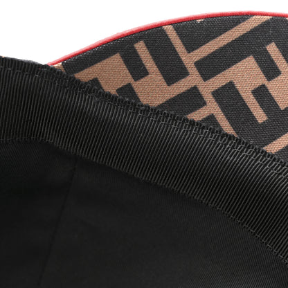 Fendi Canvas FF Reloaded Baseball Hat Tobacco Red 11 of 11