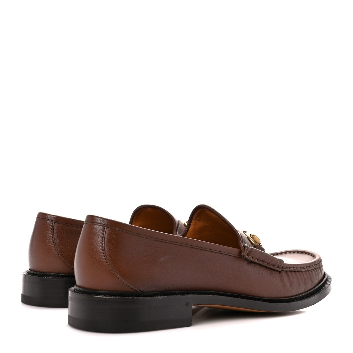 Goatskin Mens Horsebit Loafers 11 Brown Sugar