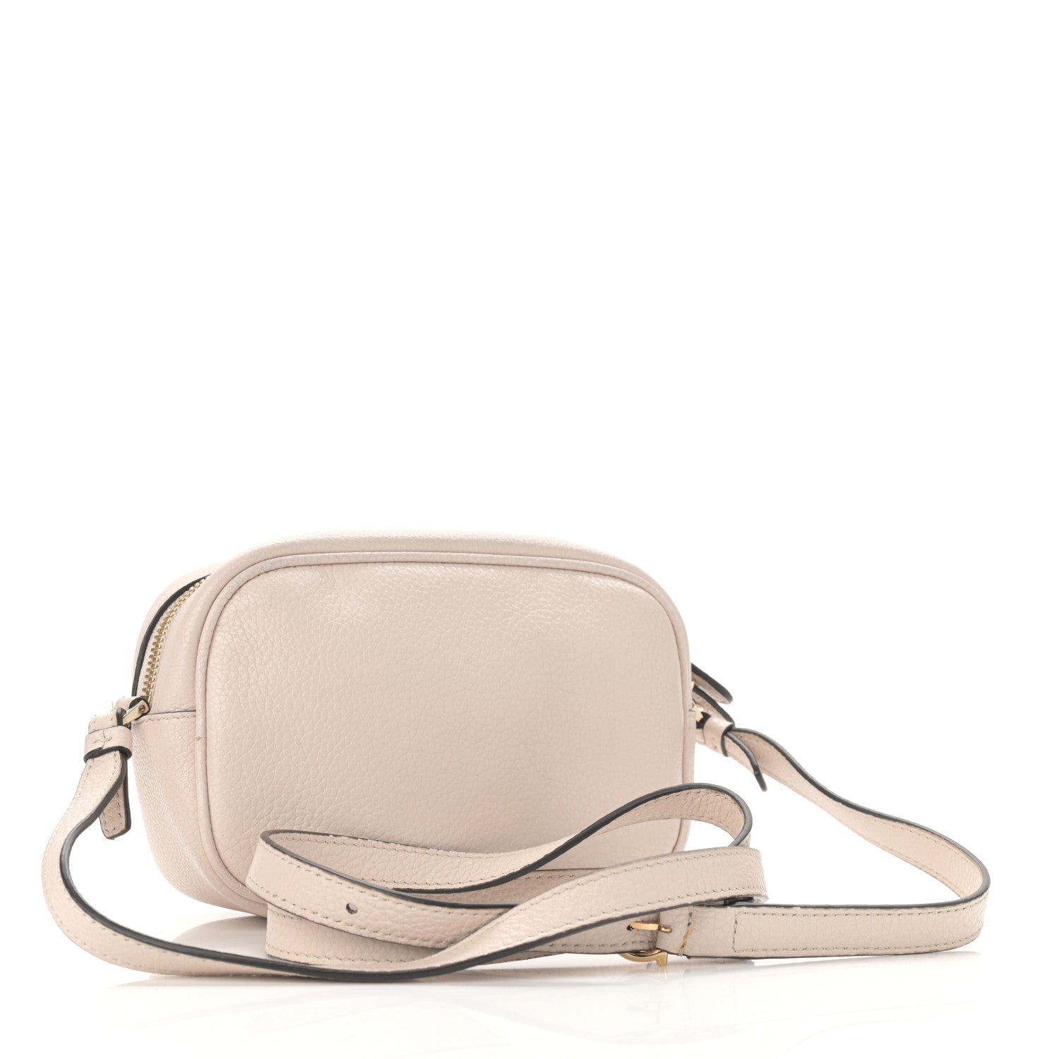 Salvatore Ferragamo Calfskin City Goncho Crossbody Camera Bag Ivory 3 of 16