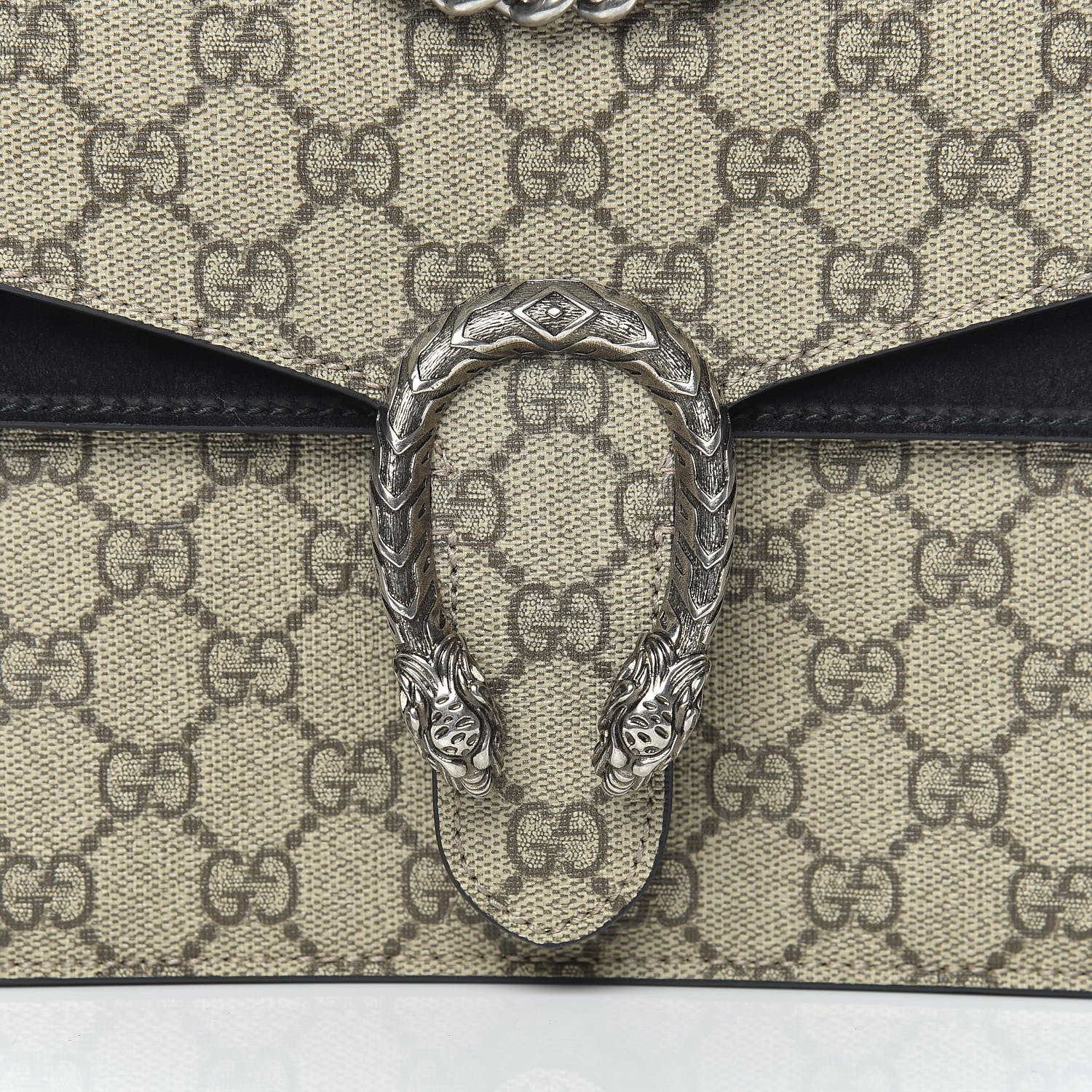 Gucci GG Supreme Monogram Mini Dionysus Shoulder Bag Black 10 of 12
