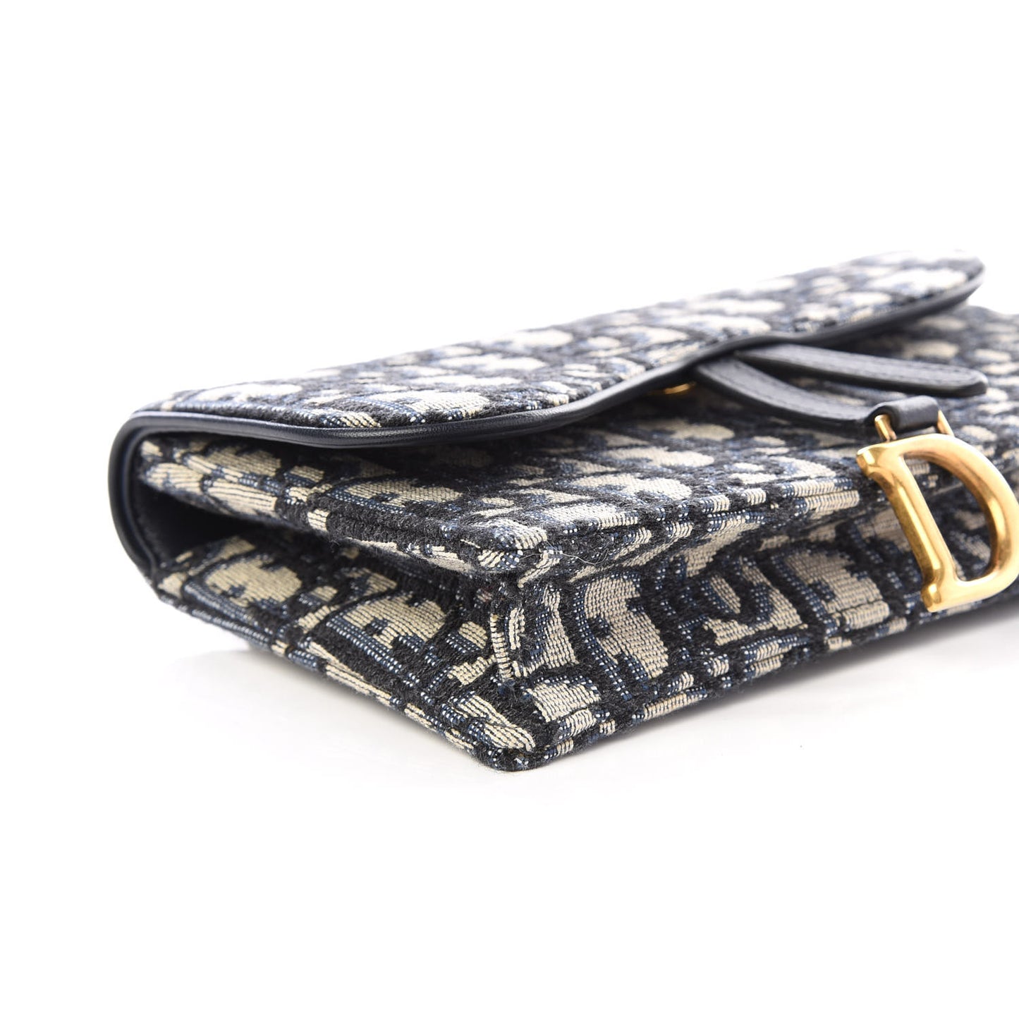 Oblique Saddle Belt Bag Blue