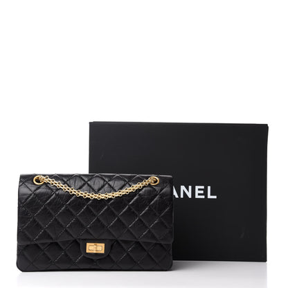 Chanel Aged Calfskin Quilted 2.55 Reissue 226 Flap Black 14 of 14