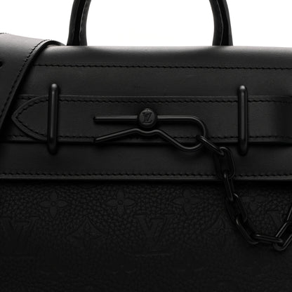Louis Vuitton Taurillon Monogram Steamer PM NM Black 7 of 9