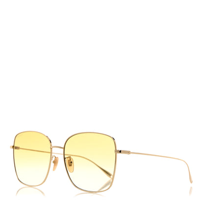 Gucci Metal Round Frame Sunglasses GG1030SK Gold 1 of 8