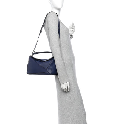 Loewe Calfskin Medium Puzzle Bag Marine 2 of 13