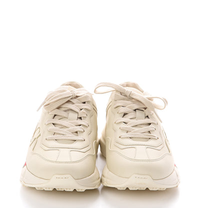 Gucci Calfskin Logo Womens Rhyton Sneakers 36.5 Ivory 2 of 7