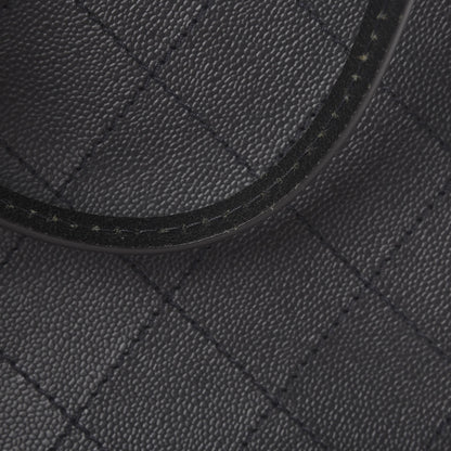 Chanel Grained Calfskin Large Shopping Fever Tote Black 12 of 12