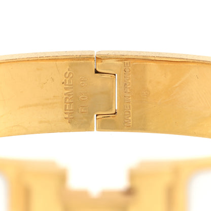 Hermes Enamel Narrow Clic Clac H Bracelet PM White 4 of 5